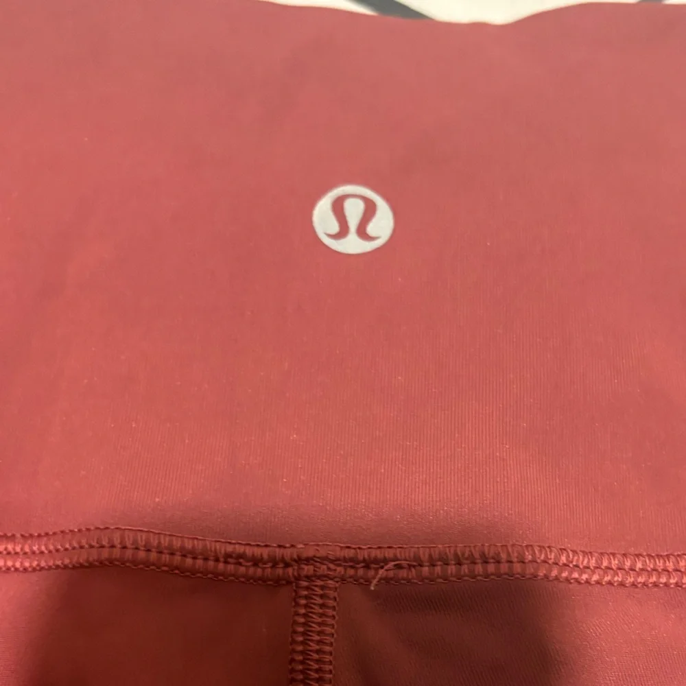 lululemon athletica Womens Burgundy High-Rise Leggings